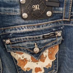 Miss Me boot cut blue jeans